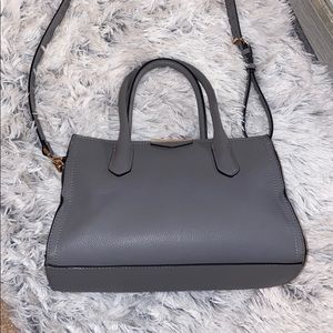Used grey purse
